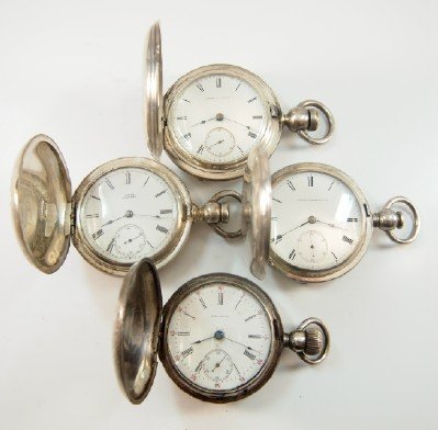 4 AWW Co.  pocket watches (1 of 3)