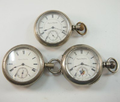 3 Keystone pocket watches (1 of 2)