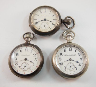 3 Hampden pocket watches (1 of 2)