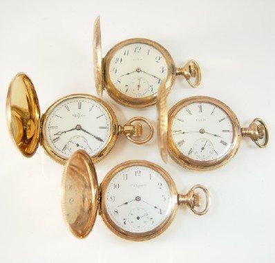 4 Elgin pendant watches (1 of 3)