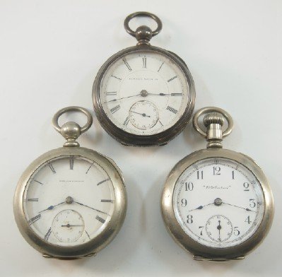 3 American pocket watches (1 of 2)
