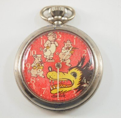 Ingersoll Three Little Pigs pocket watch (1 of 3)
