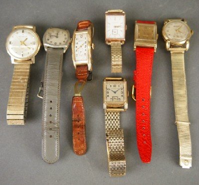 7 men's wristwatches (1 of 1)