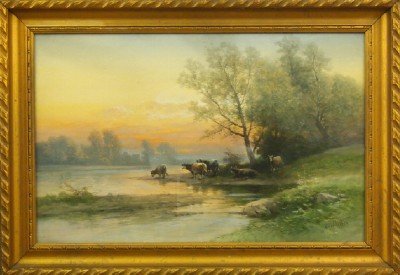 Carl Weber Pastoral Scene (1 of 2)