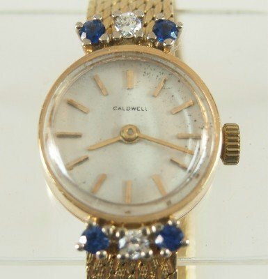 14k Caldwell & Co Lady's wristwatch (1 of 2)
