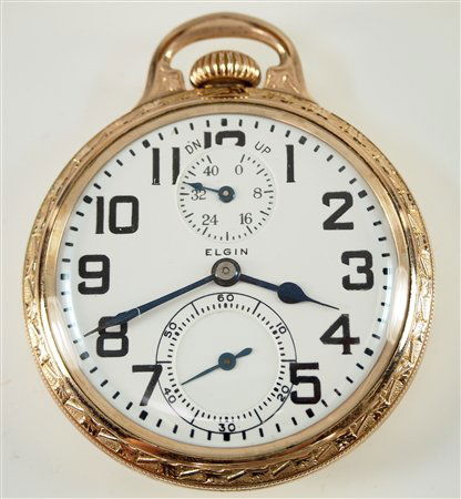 Elgin "B W Raymond" Up/Down pocket watch (1 of 2)