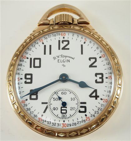 Elgin "B W Raymond" pocket watch (1 of 2)