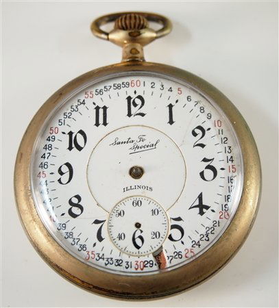Illinois "Santa Fe Special" pocket watch (1 of 2)
