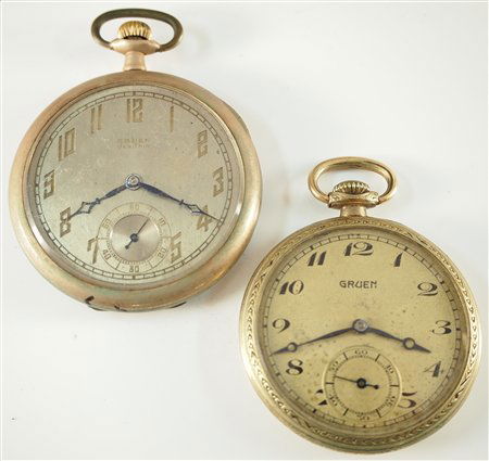2 Gruen pocket watches (1 of 2)
