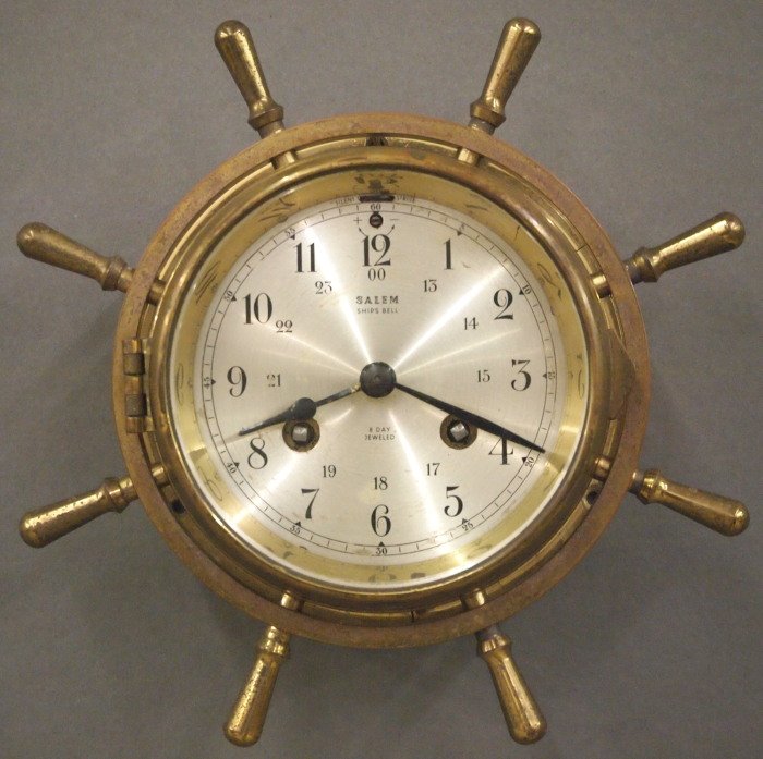 Salem Ship's clock (1 of 1)