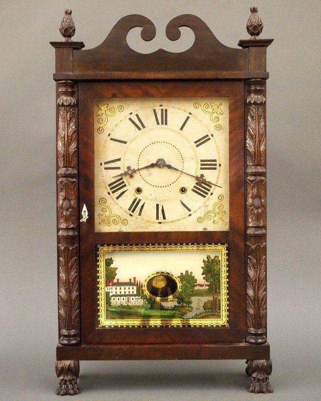 Geo. Mitchell Column shelf clock (1 of 1)