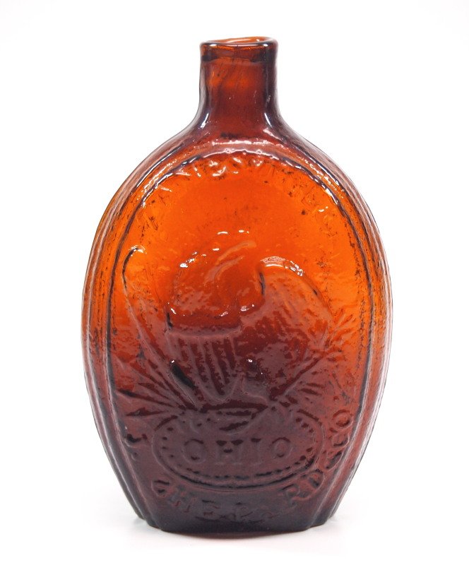 Pattern-molded Masonic Arch flask (1 of 3)