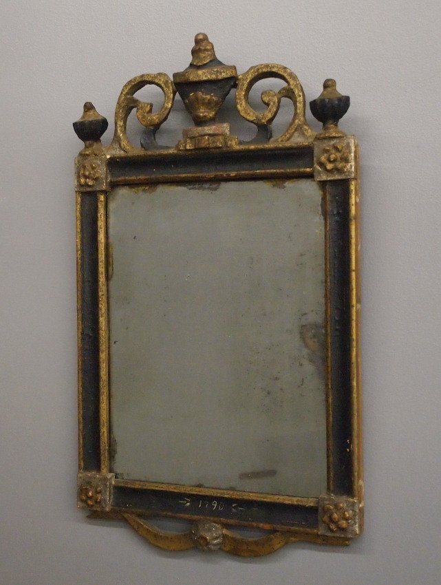 18th c Painted mirror (1 of 1)
