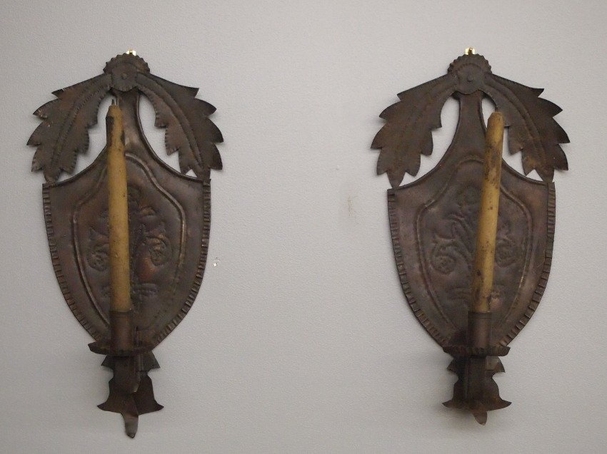 Pr Tin candle sconces (1 of 1)
