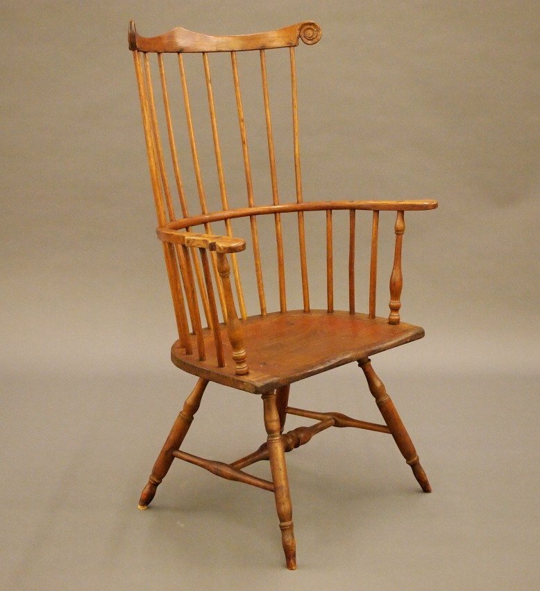 Philadelphia comb back Windsor armchair (1 of 5)