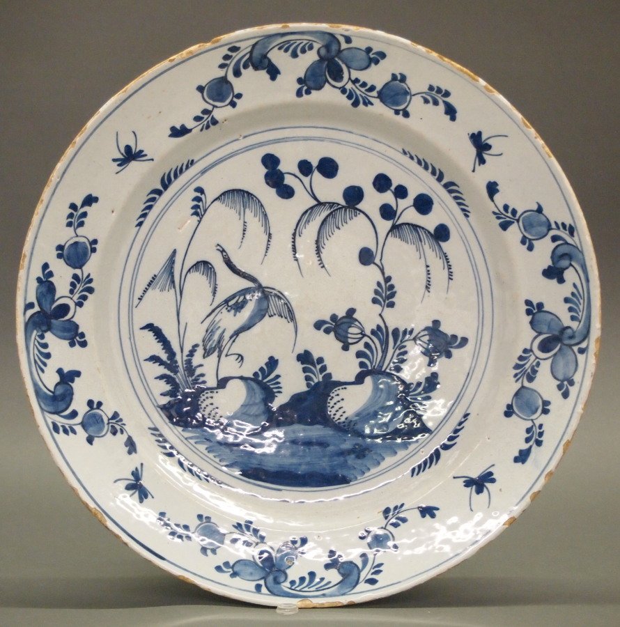 18th c. delft ware Charger (1 of 1)