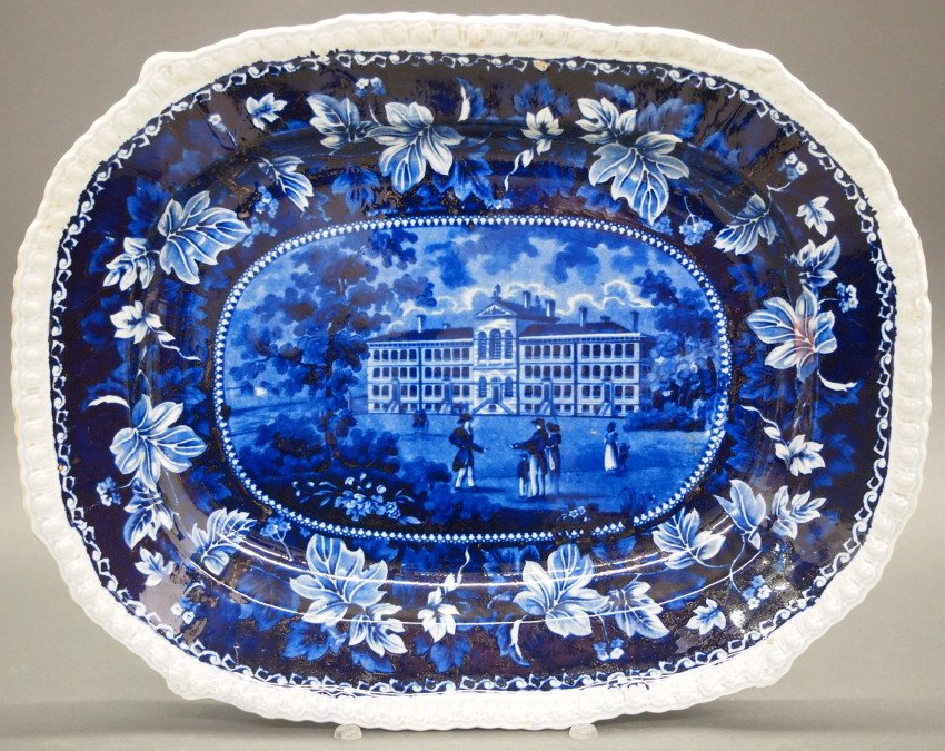 Alms House, Boston Historical platter (1 of 2)