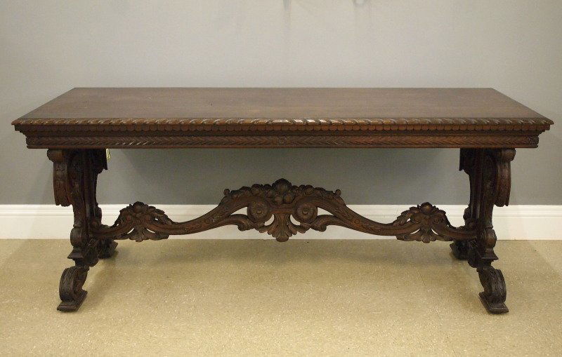Walnut Library table (1 of 4)