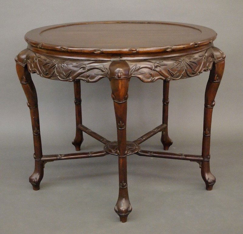 Chinese rosewood table (1 of 2)