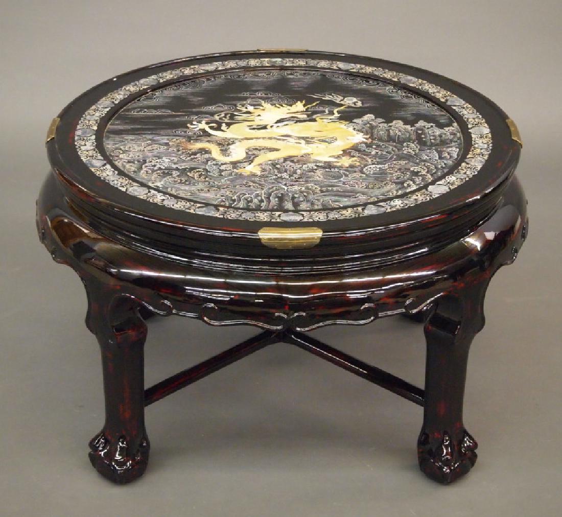 Black lacquer cocktail table (1 of 2)