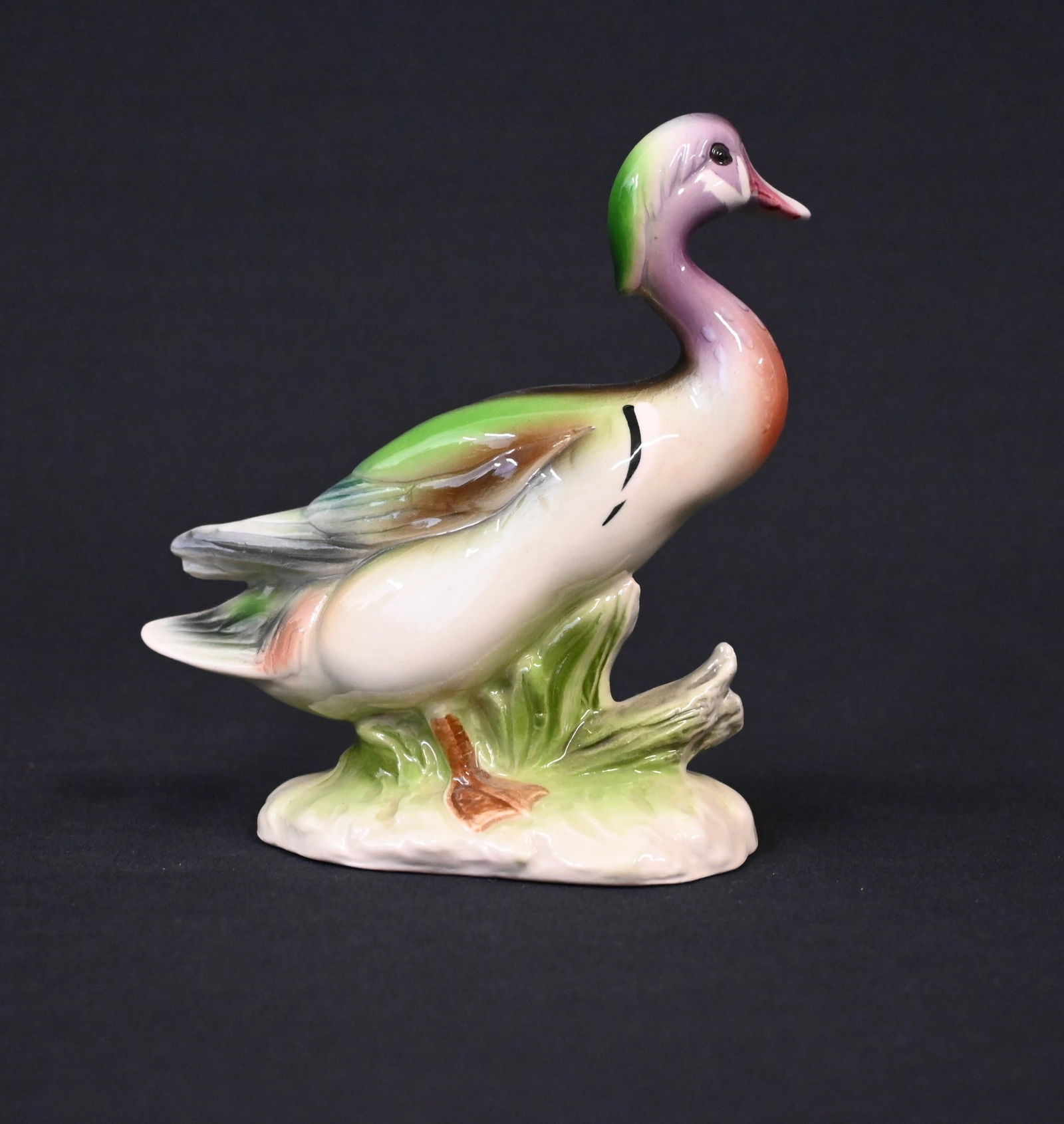 Vintage 1940s Porcelain Duck Figurine – Made in Japan, #2586 by Wooa Nucke (1 of 8)