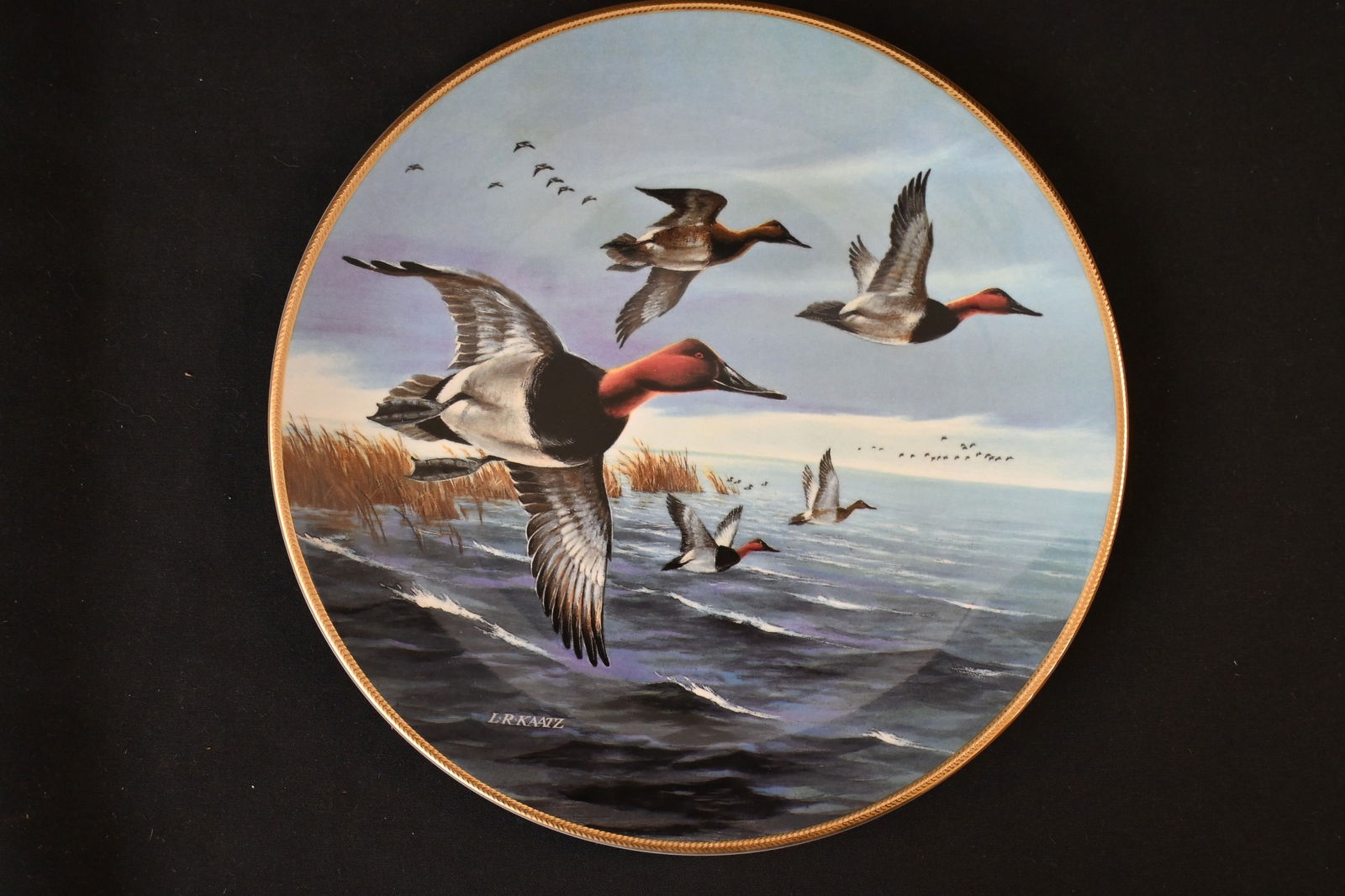Canvasbacks Breaking Away collector plate (1 of 5)
