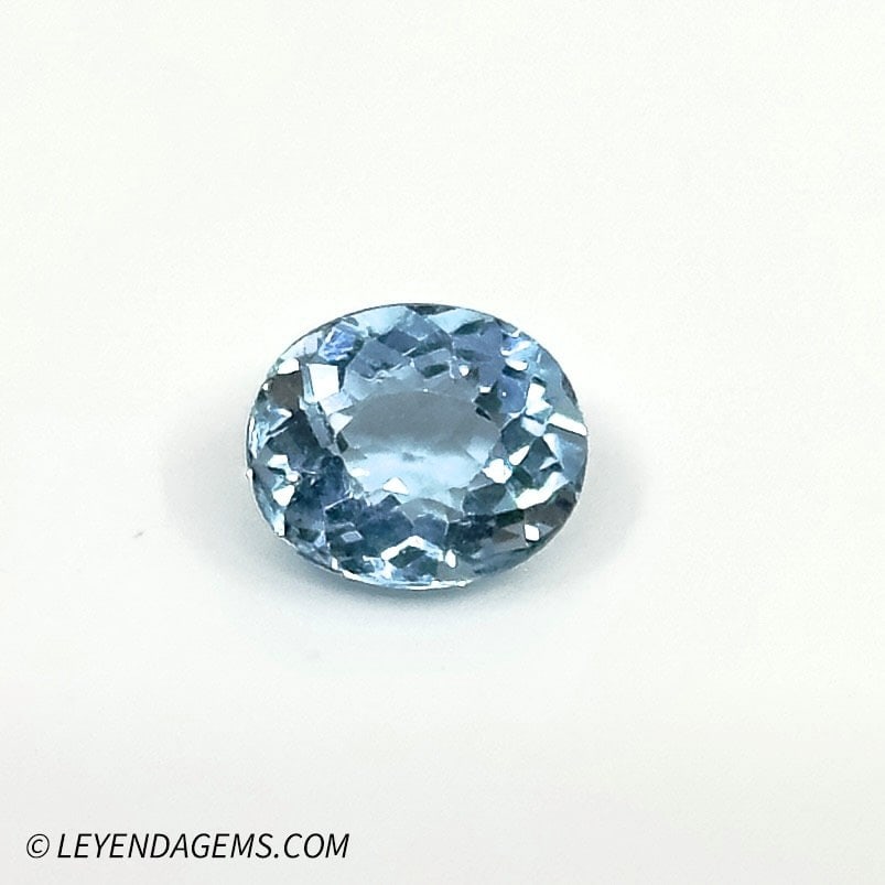 2,09 Ct Blue Aquamarine, Oval Cut (1 of 1)