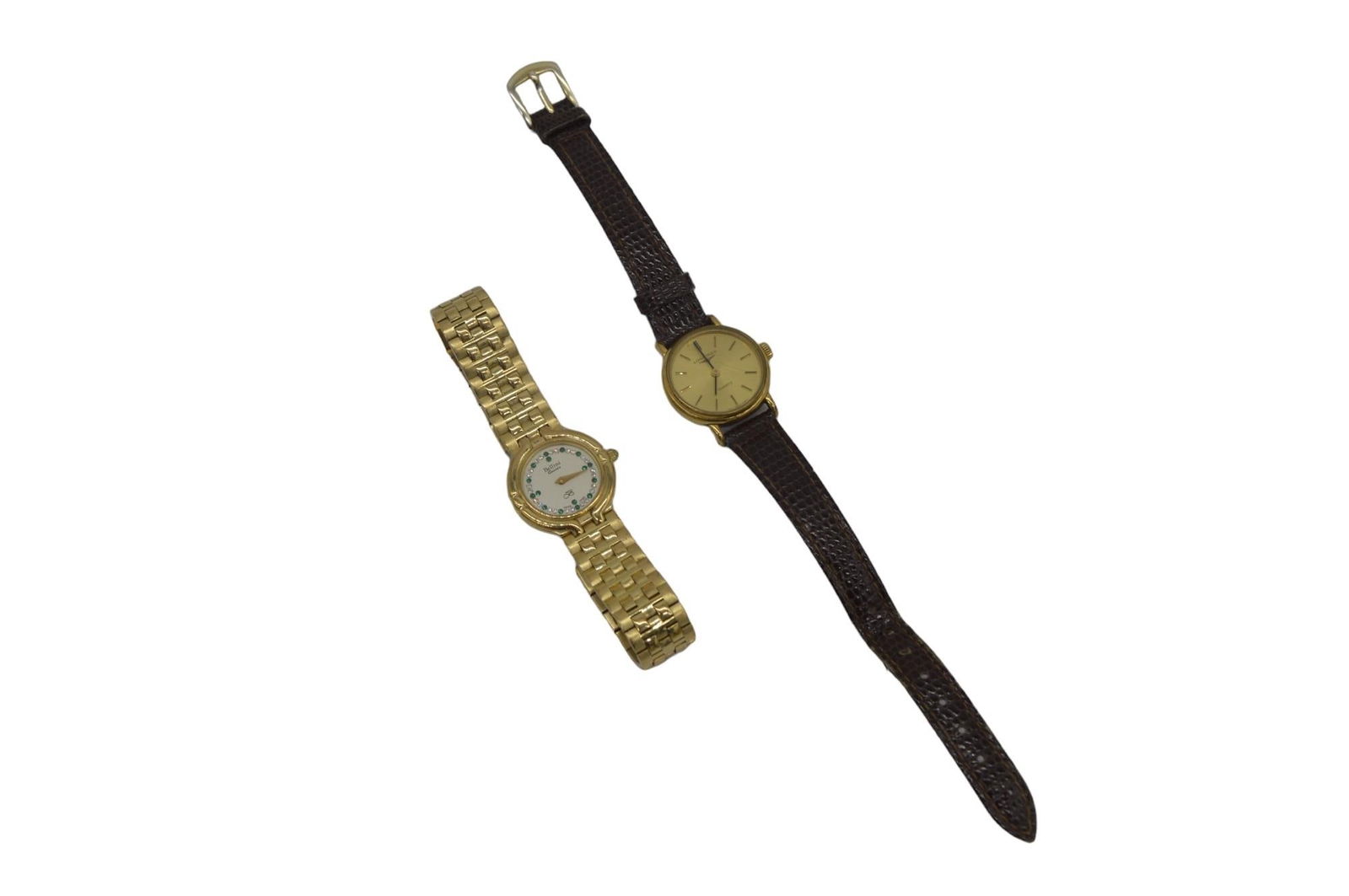 LADIES BELLINI QUARTZ GOLD PLATED COCKTAIL WATCH, and a Ladies Longines quartz wristwatch: LADIES BELLINI QUARTZ GOLD PLATED COCKTAIL WATCH, and a Ladies Longines quartz wristwatch